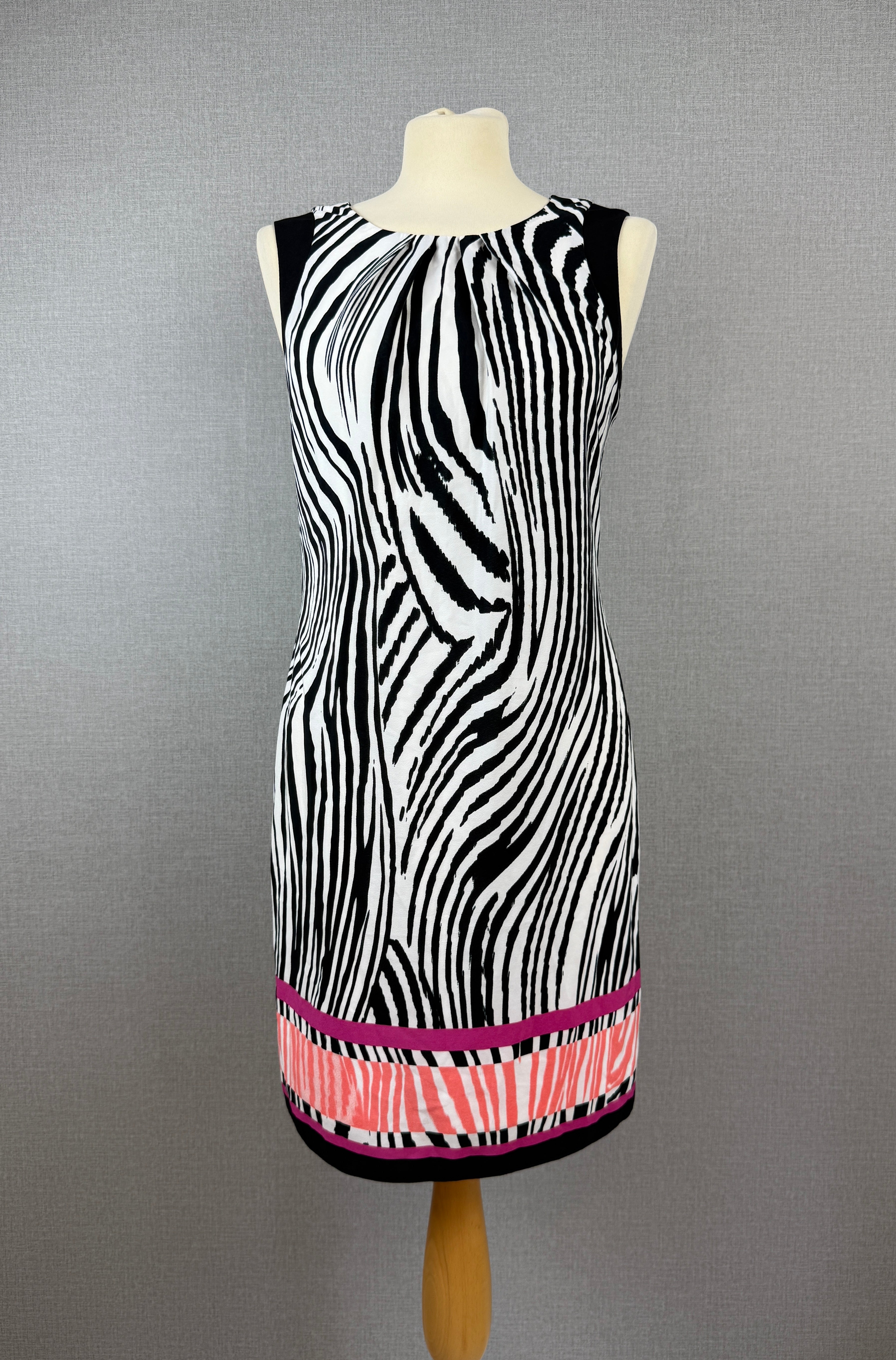 M&Co Petite Zebra Print Shift Dress UK 14 - BNWT