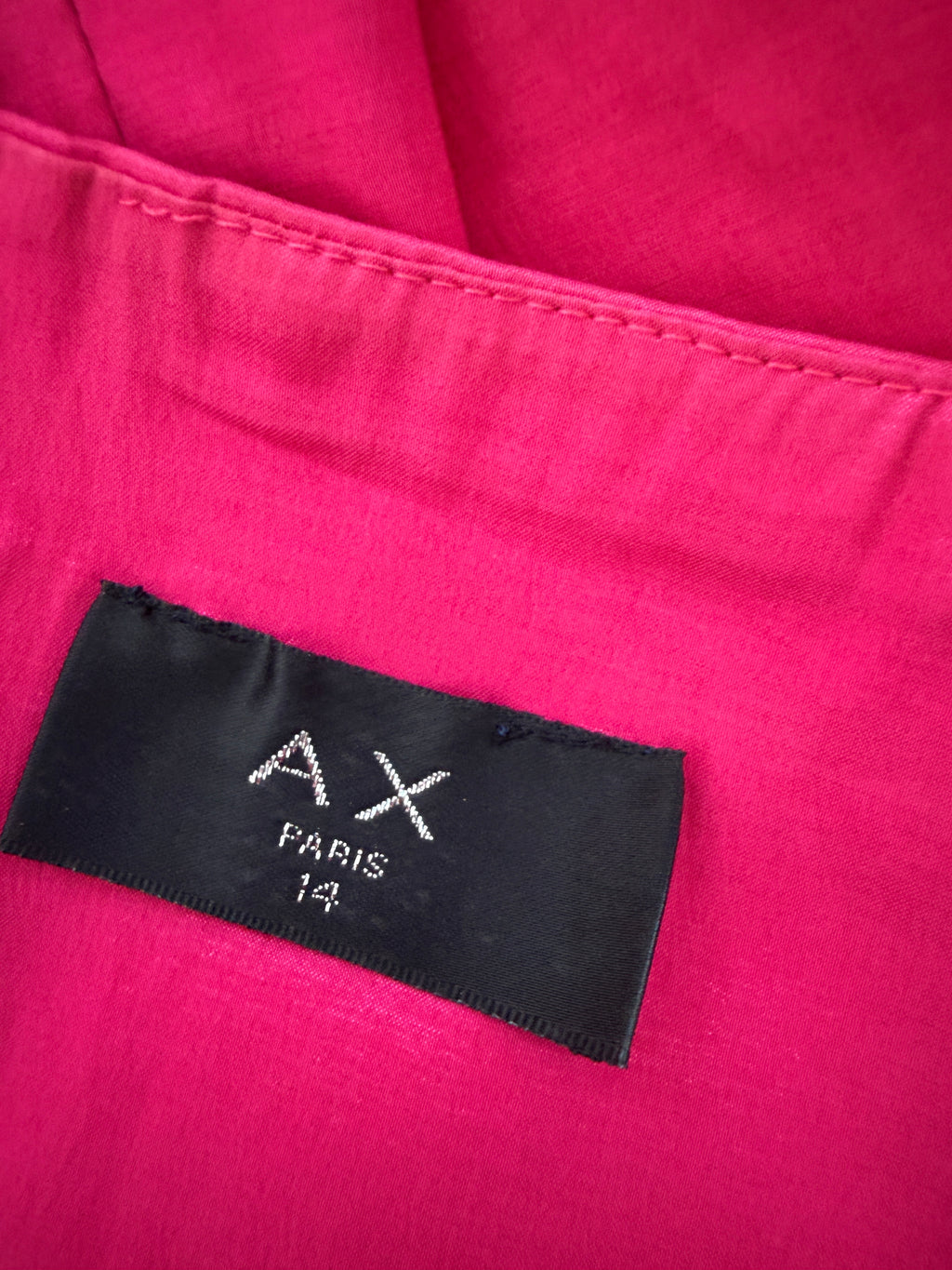 AX Paris Pink One Shoulder Rosette Bodycon Party Dress UK 14