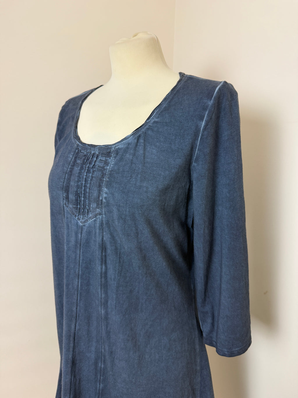 Simclan Blue Jersey Stretch Pocket Dress UK14 EU42