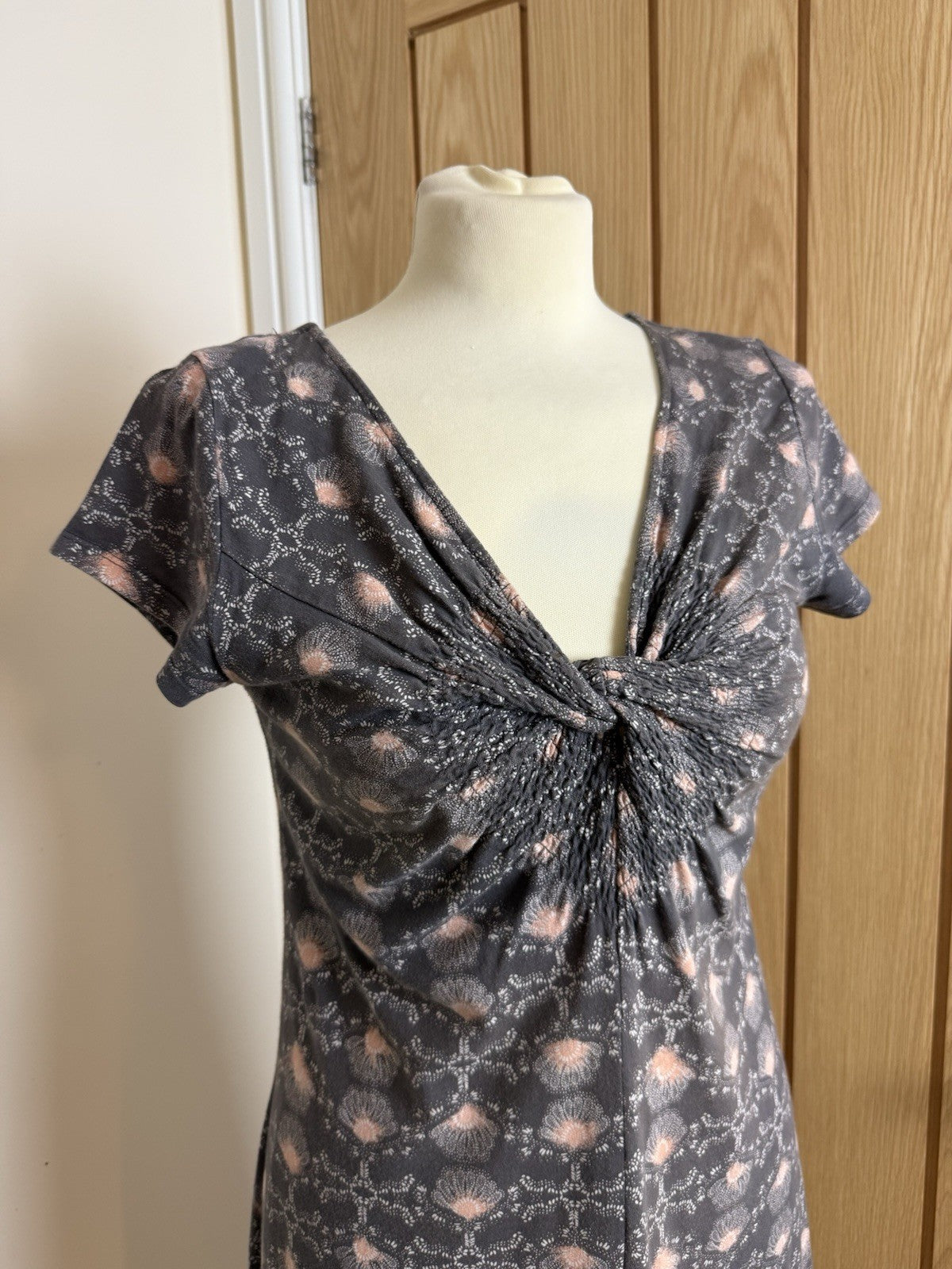 White Stuff ‘Desert Daze’ Grey Knee Length Dress - UK10