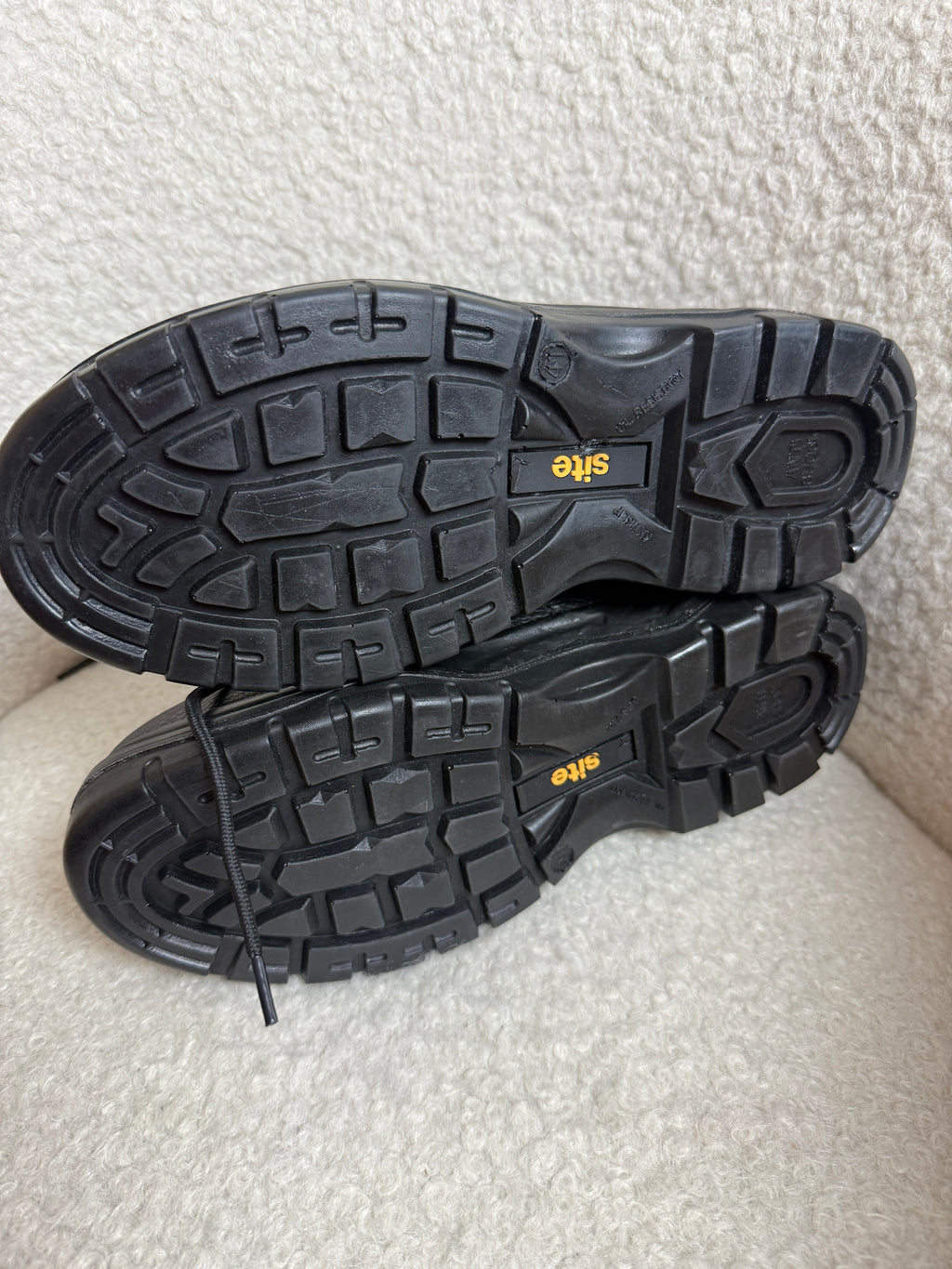 Site Black Steel Toe Safety Work Boots UK 7 BNWT