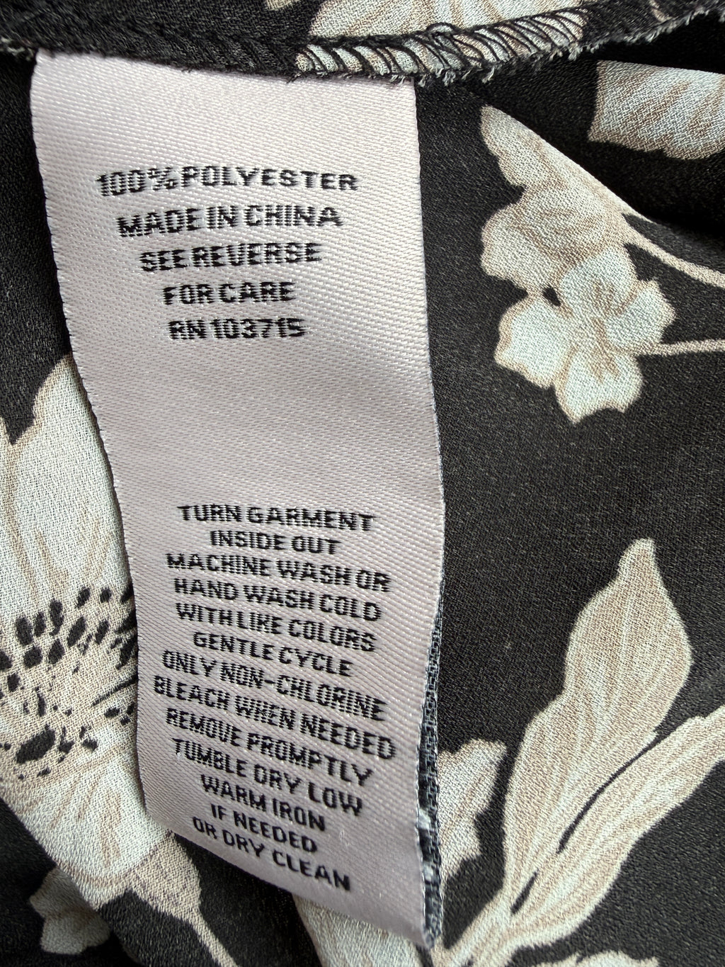 Nanette Lepore Black White Floral High Neck Midi Dress UK10 ( US6 )