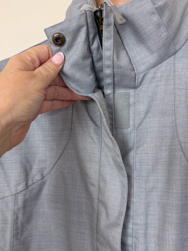 Mountain Warehouse Shore Jacket Grey Waterproof Hooded Outdoor UK12