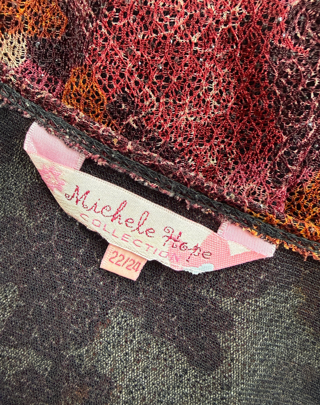Michele Hope Collection Floral Wrap Effect Sleeveless Top UK 22/24 - Preloved