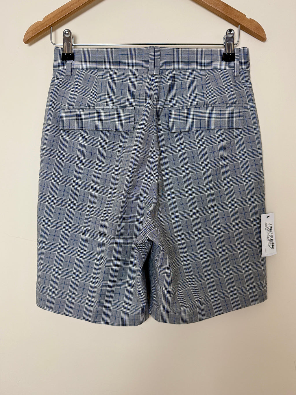 Burton Menswear Grey Check Smart Tailored Shorts W28 BNWT