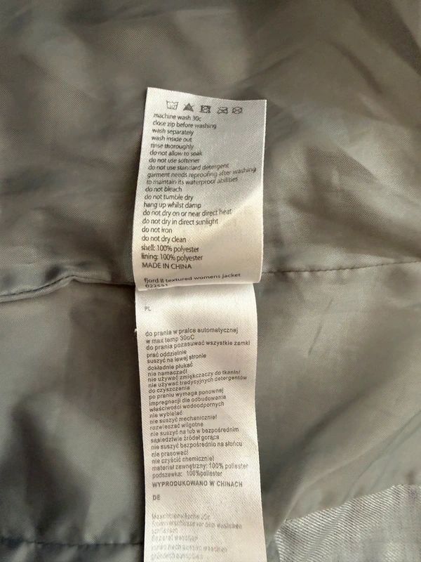 Mountain Warehouse Shore Jacket Grey Waterproof Hooded Outdoor UK12