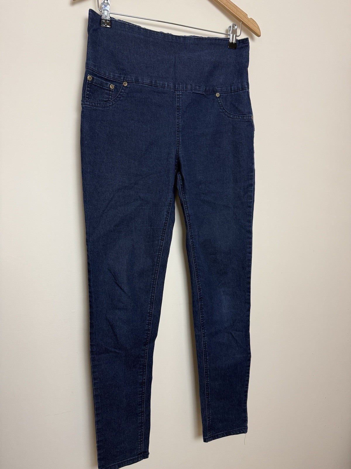 Avon Maternity Elasticated Waist Stretch Blue Jeggings - UK10/12