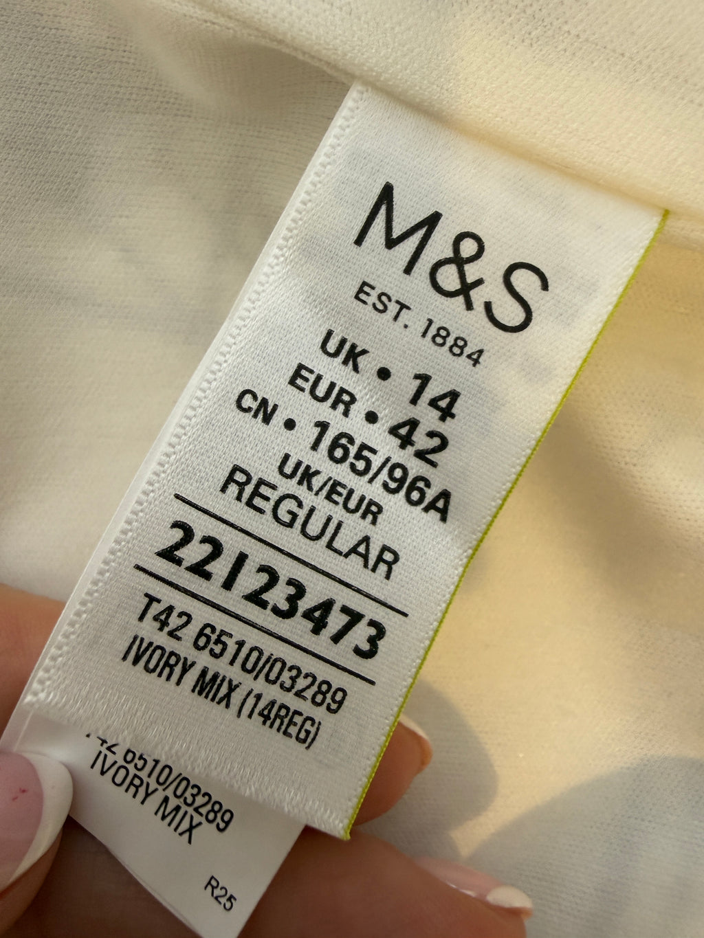 M&S Ivory Floral Pencil Dress UK14 Sleeveless Scoop Neck Structured Stretch