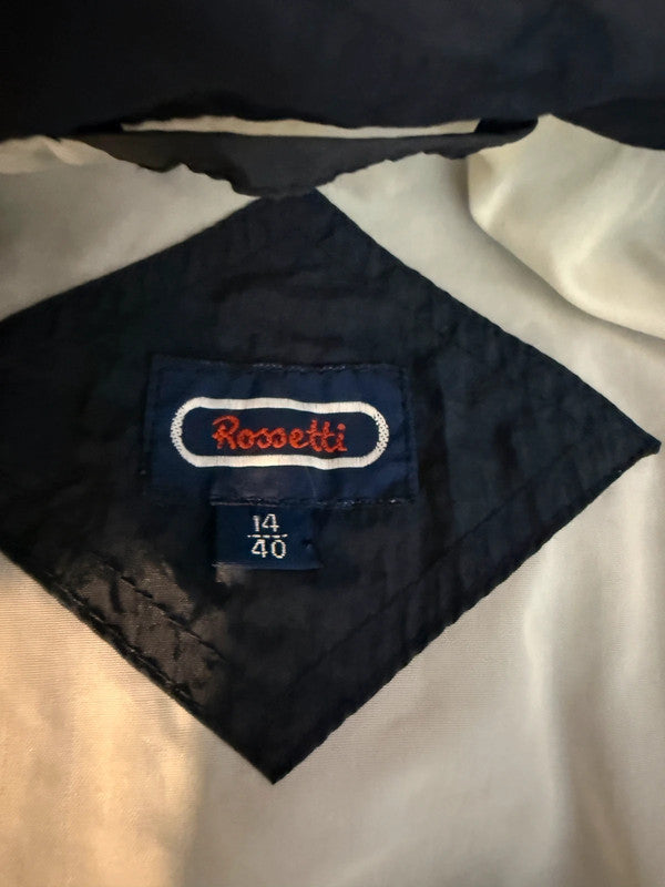 Rossetti Women's Navy Showerproof Lined Windbreaker - Size 14