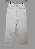 Mint Velvet Ivory Straight Leg Jeans UK 6 Short High Rise Denim