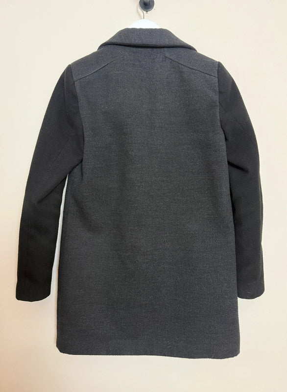 Covent Garden London Charcoal Pea Coat - Size 12