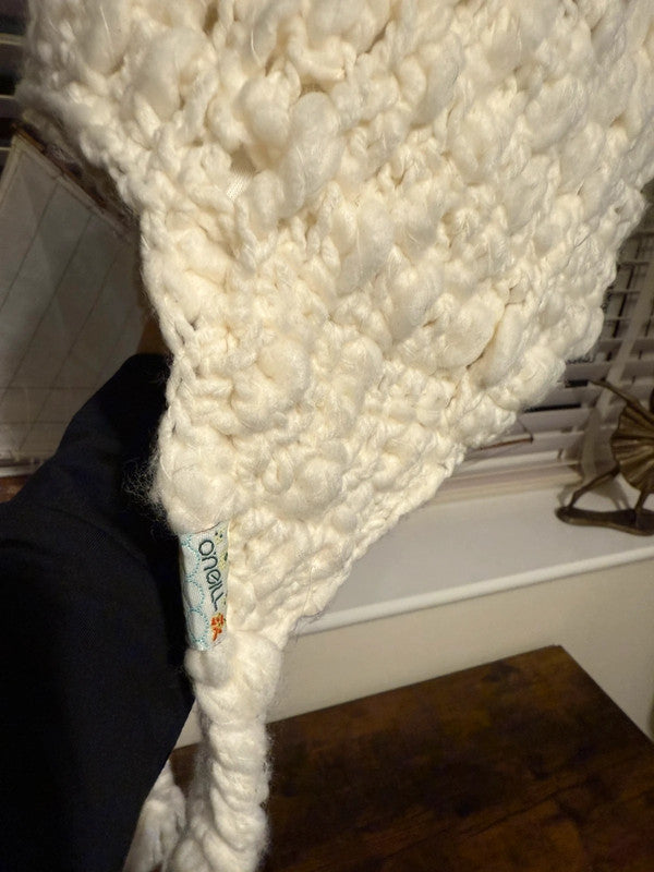 O'Neill Knitted Ivory Beanie Hat One Size