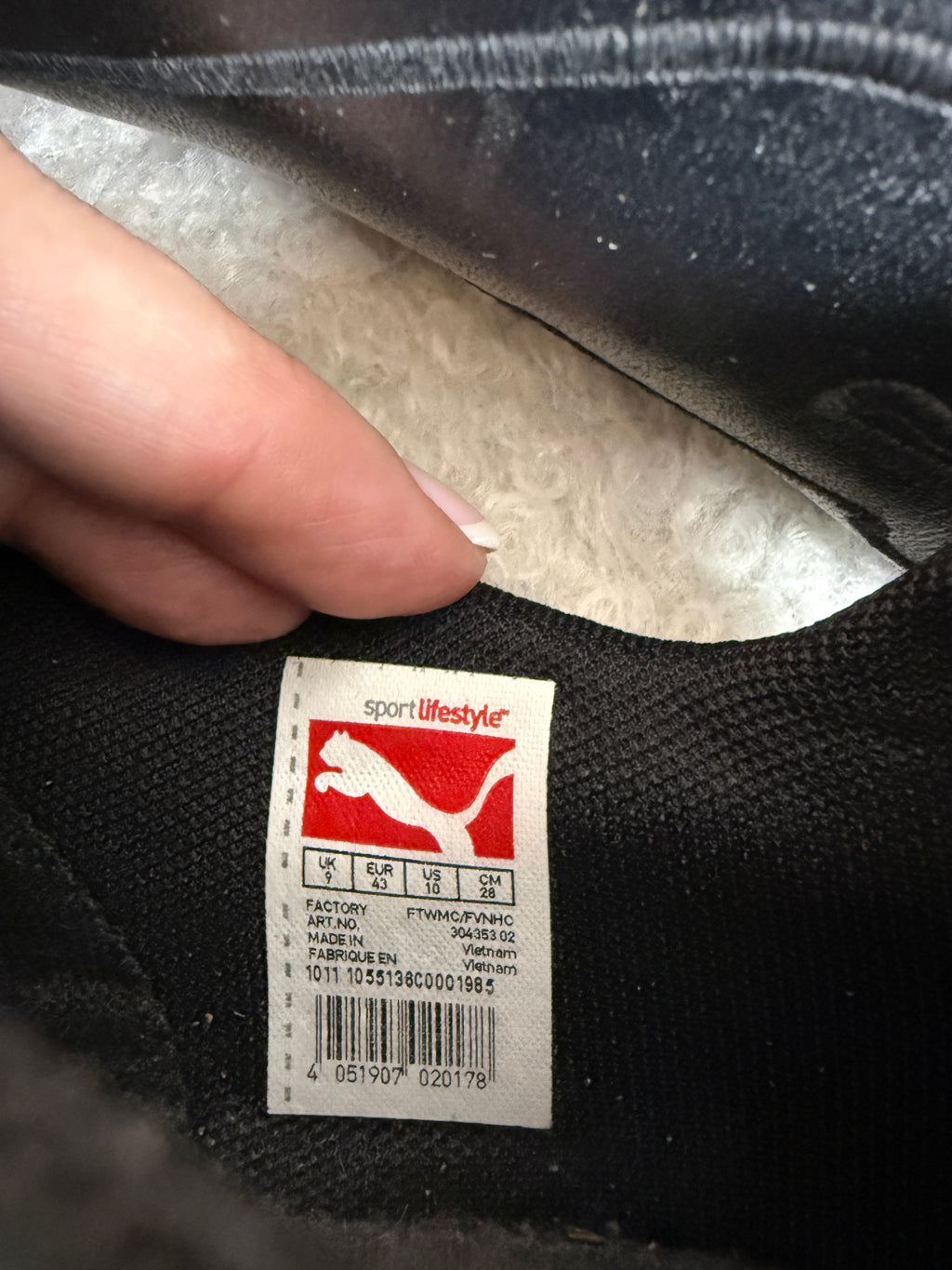 Puma Future Cat Black Motorsport Trainers UK9
