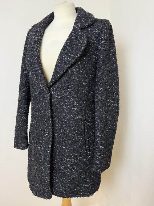 Clockhouse At C&A Black Wool Blend  Coat - UK10