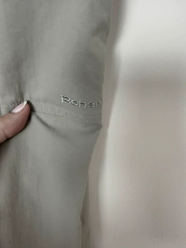 Rohan Fusion Trousers Beige Outdoor Travel Quick Dry Water Repellent W34 L31