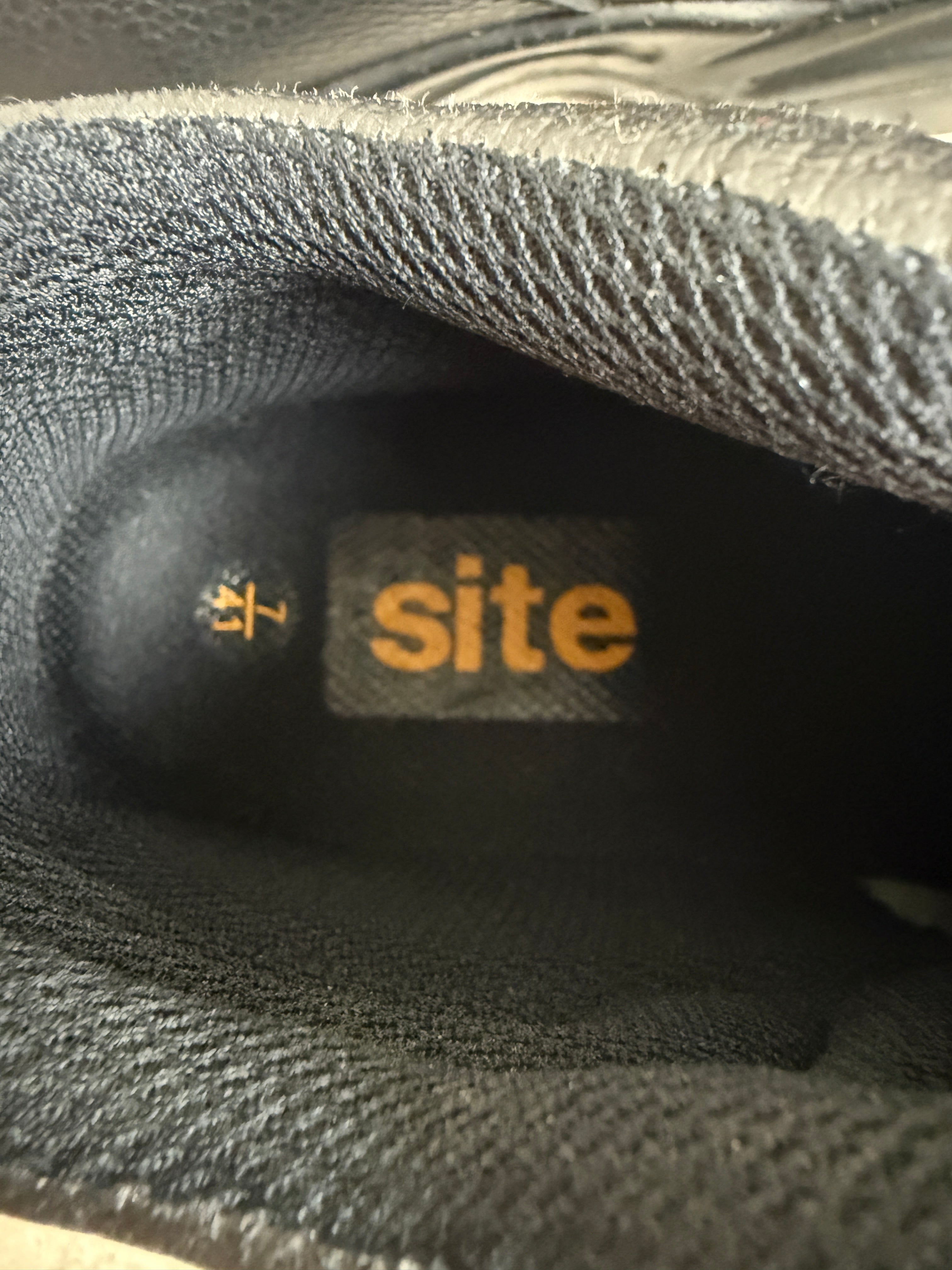 Site Black Steel Toe Safety Work Boots UK 7 BNWT
