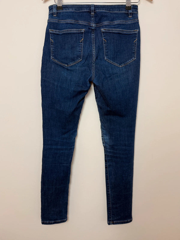 Mint Velvet Dark Blue Slim Fit Skinny Jeans - UK10