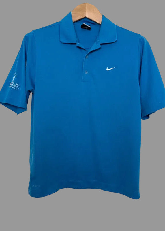 Nike Dri-FIT Vale Do Labo Resort Portugal Blue Golf Polo Shirt - Small