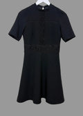 Oasis Black Fit & Flare Skater Dress - UK8