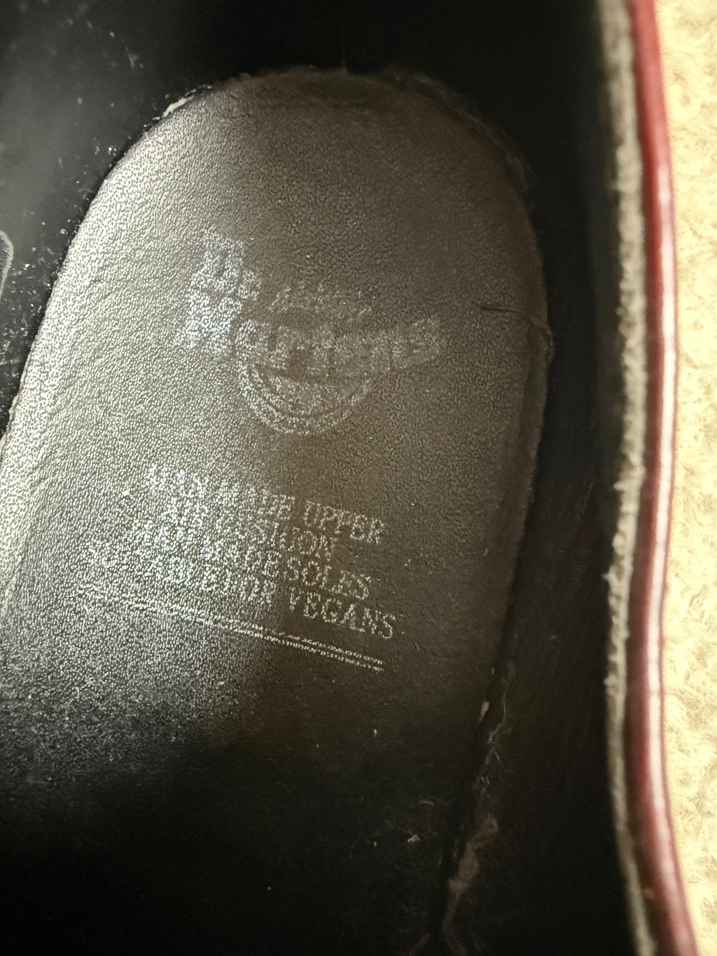 Dr Martens 1461 Cherry Red Leather Shoes UK 4 – Pre-Loved