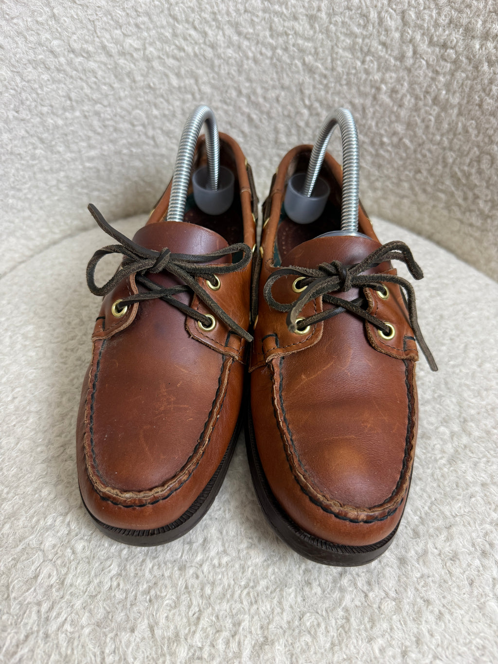 Sebago Docksides Brown Leather Boat Shoes UK 6.5 – Pre-Loved