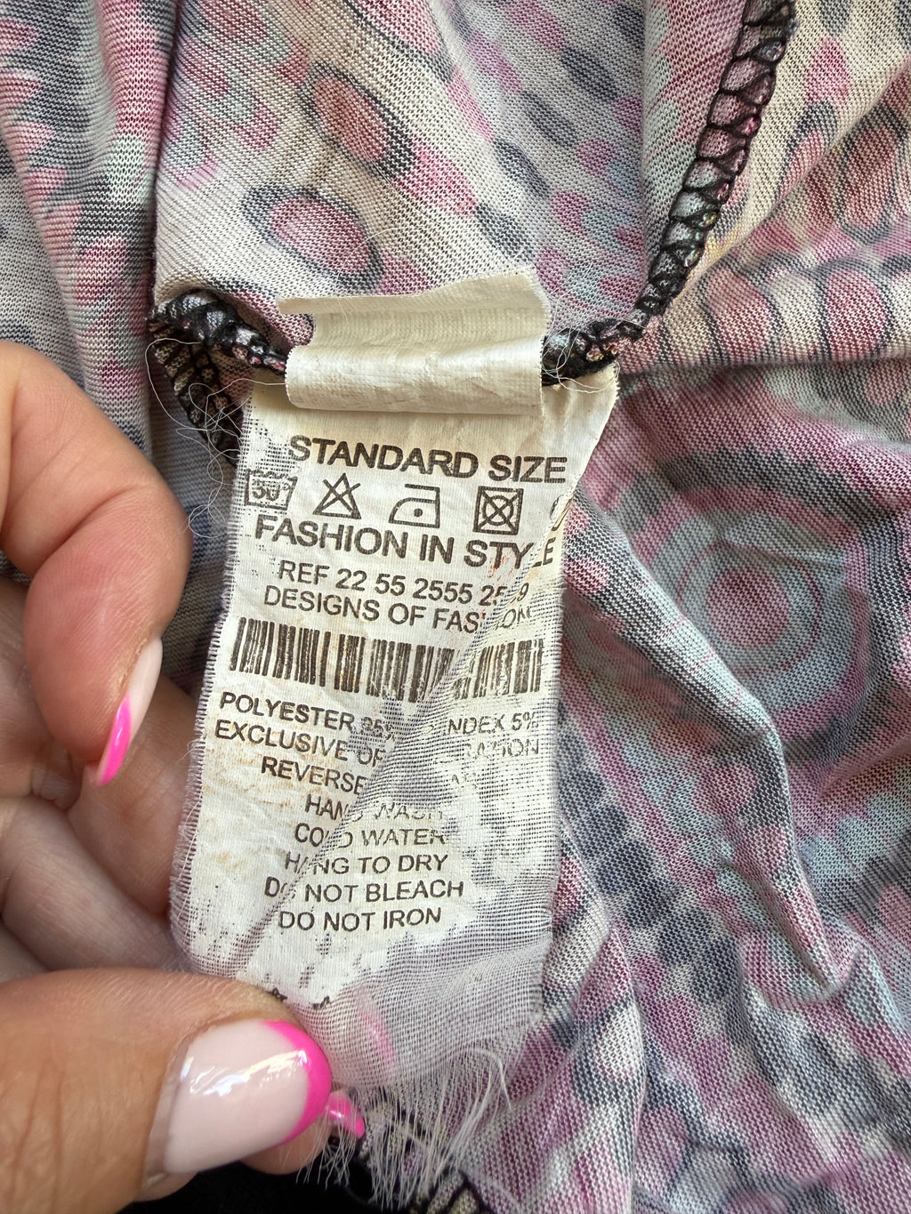 Canela Pink Geometric Halterneck Mini Dress Boho Festival Style Size S