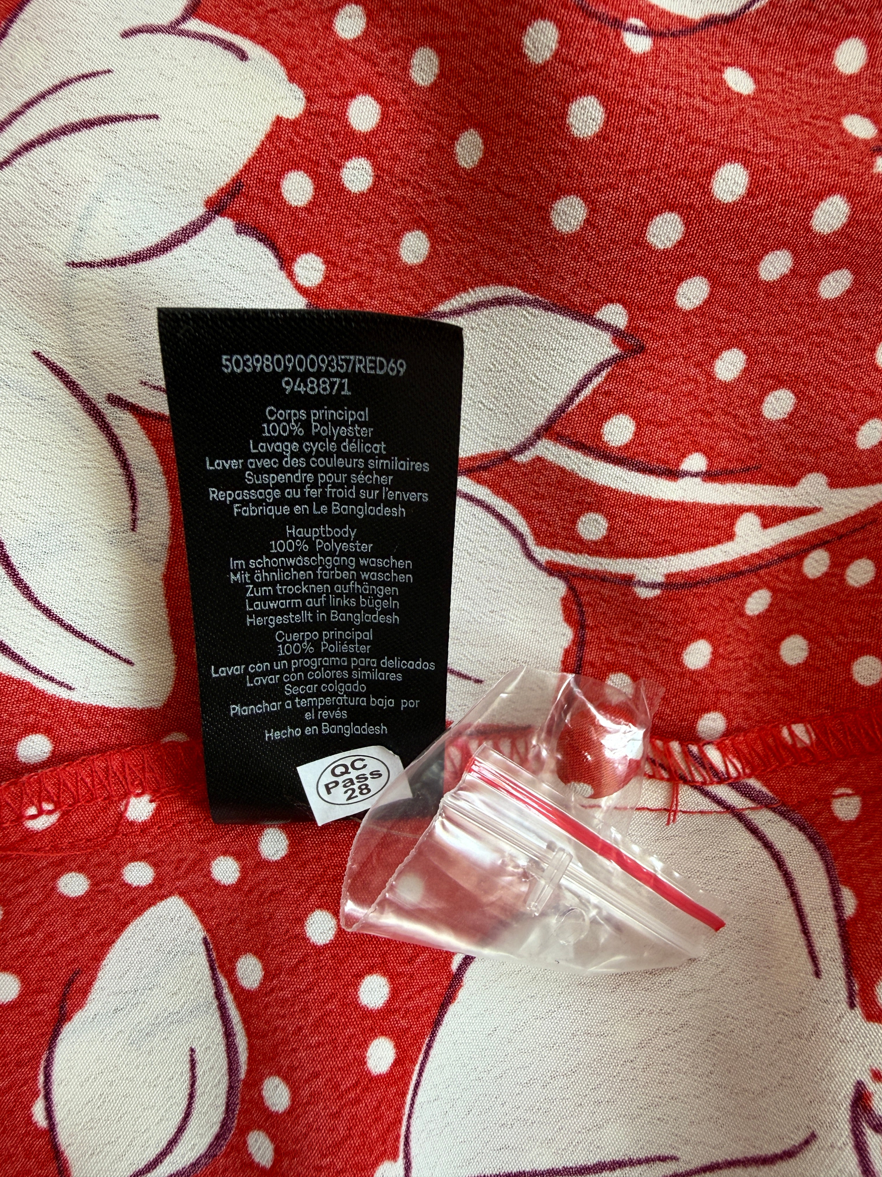 Bonmarché BNWT Red Floral Polka Dot Midi Dress Size 24