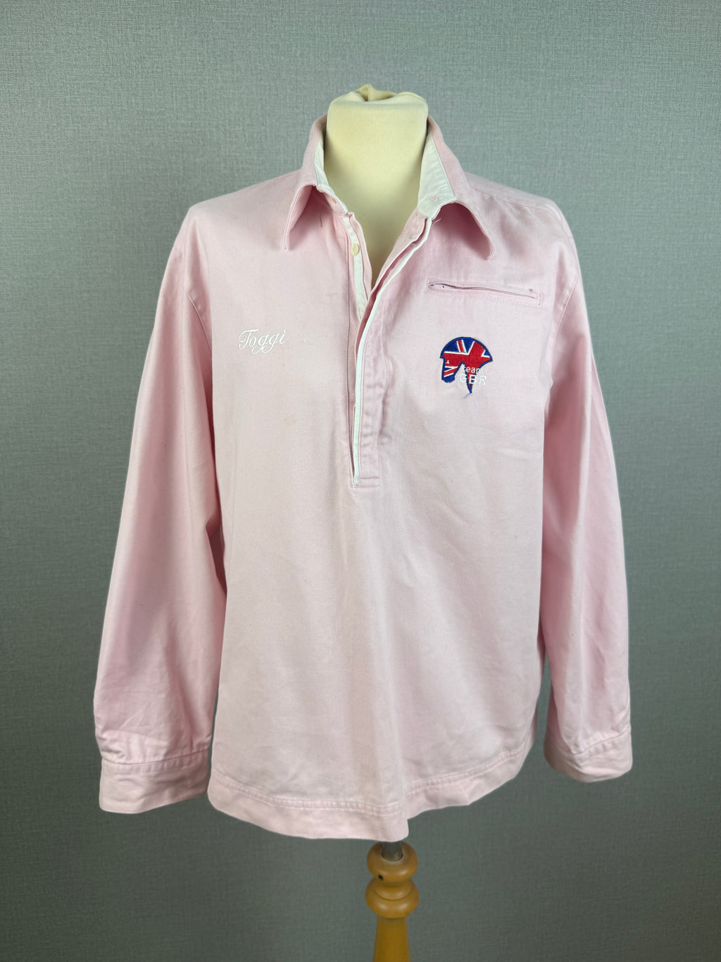 Toggi Xtreme Team GBR Pink Rugby Shirt UK 14 – Preloved