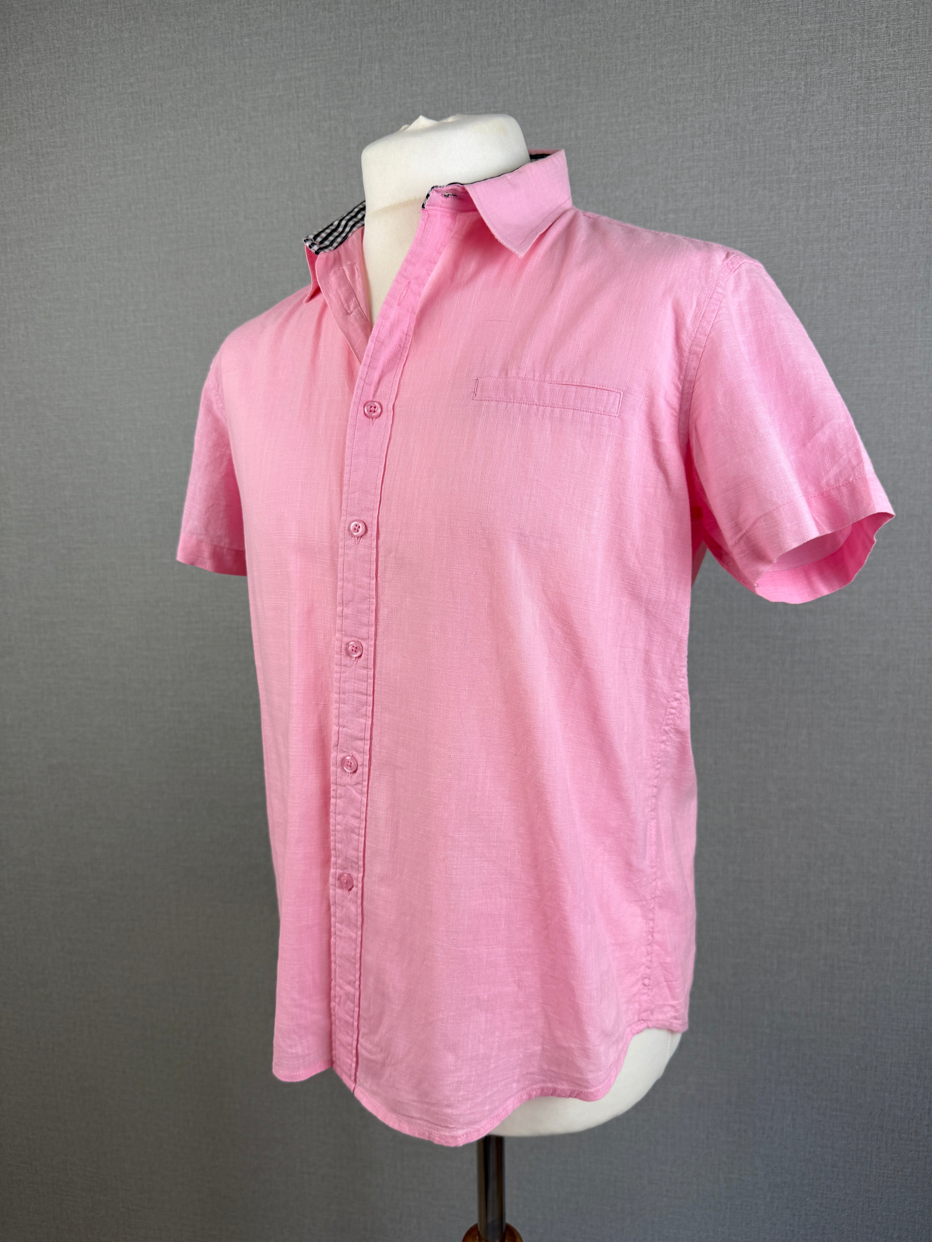 Coofandy Pink Short Sleeve Shirt XL – Preloved