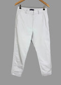 M&S Collection Light Grey Cropped Tailored Trousers UK 10 Short
