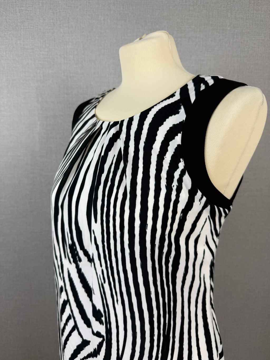 M&Co Petite Zebra Print Shift Dress UK 14 - BNWT
