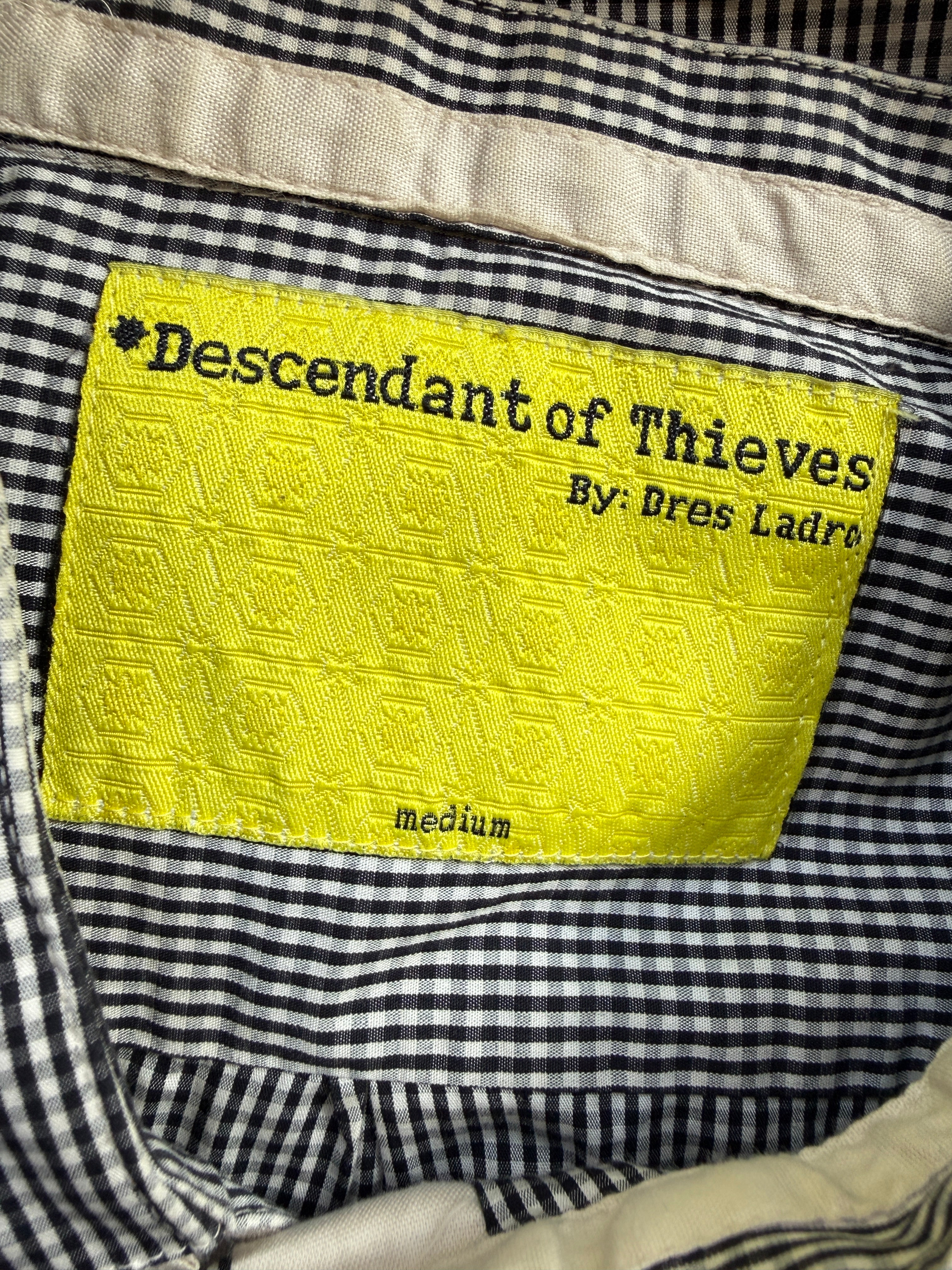 Descendant of Thieves Gingham Shirt Medium – Preloved