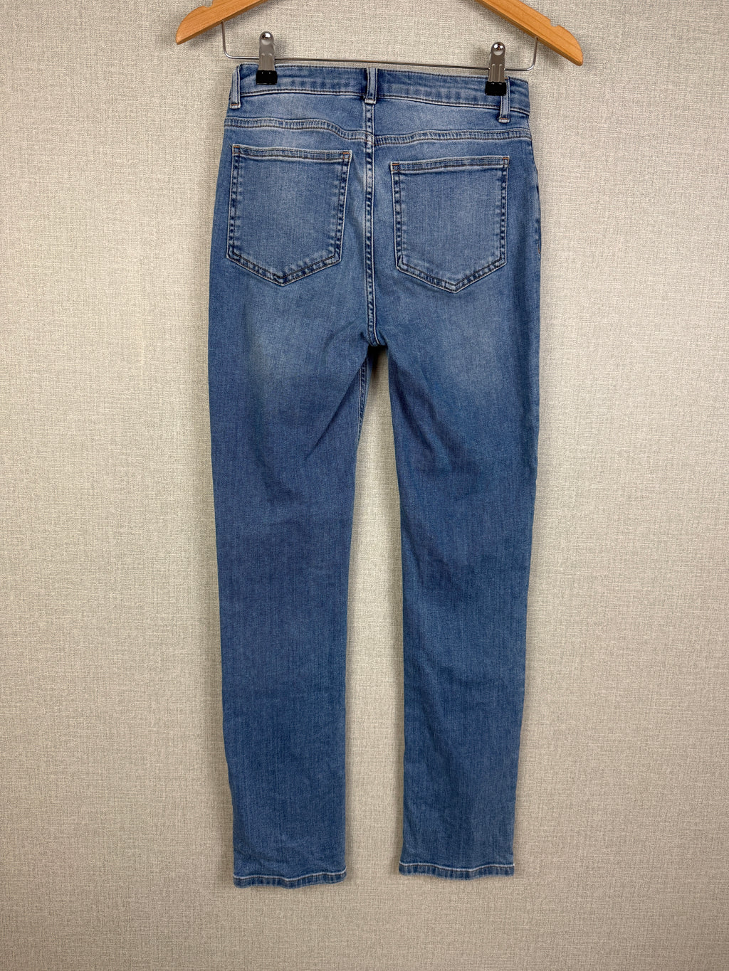 Boden Trafalgar Straight Leg Jeans Blue Wash Stretch Denim UK 6