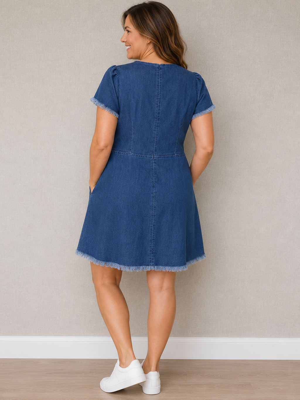 Simply Be Blue Denim Dress UK18 – Pre-Loved