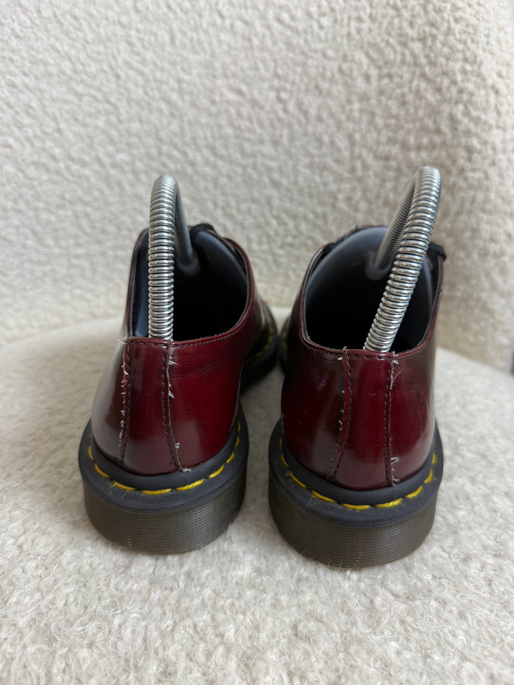 Dr Martens 1461 Cherry Red Leather Shoes UK 4 – Pre-Loved