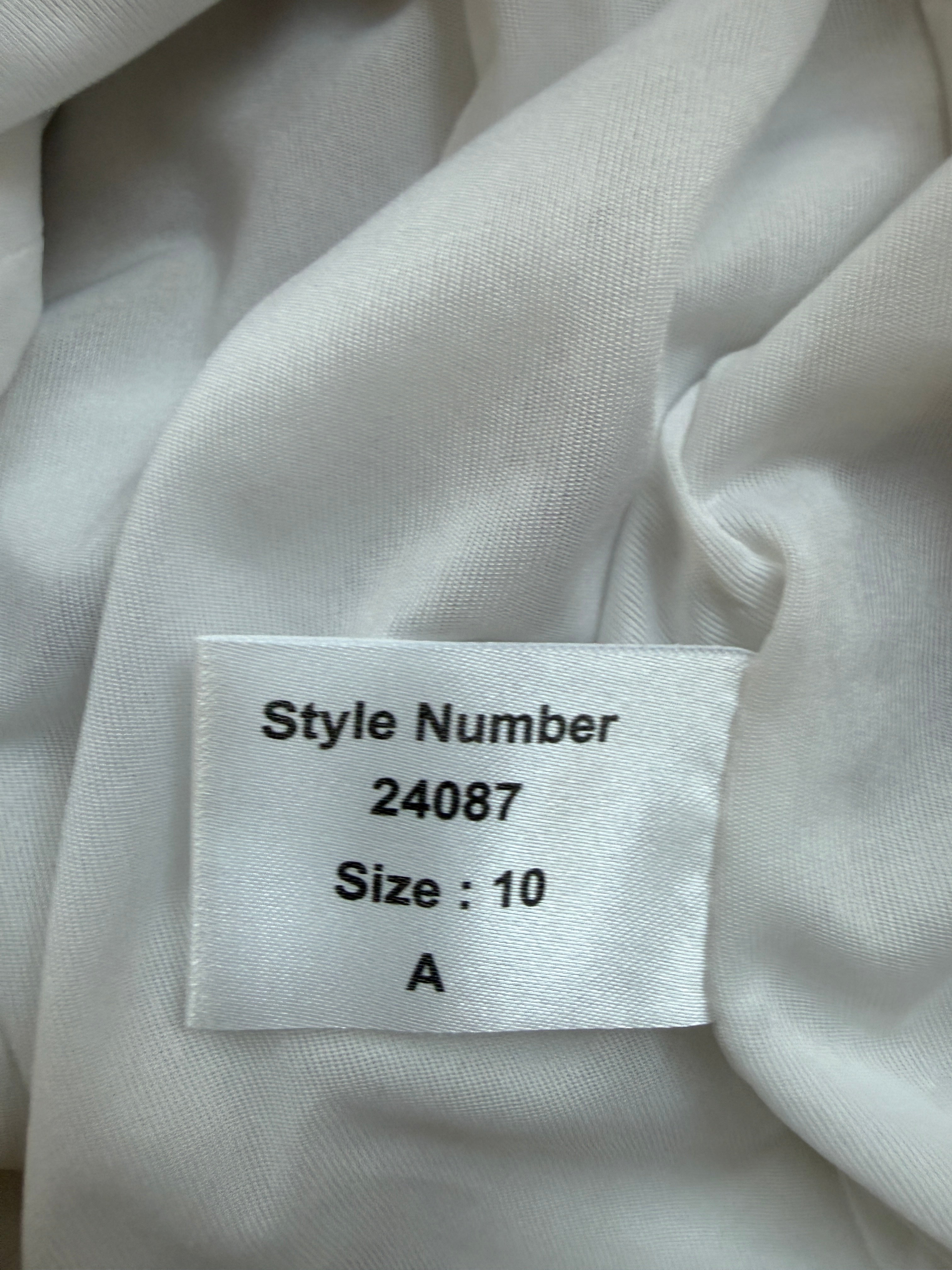 Roman White & Purple Floral Embellished Shift Dress UK 10 – Preloved