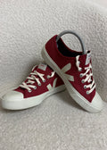 VEJA Wata Burgundy Canvas Trainers UK 7 EU 40 – Preloved