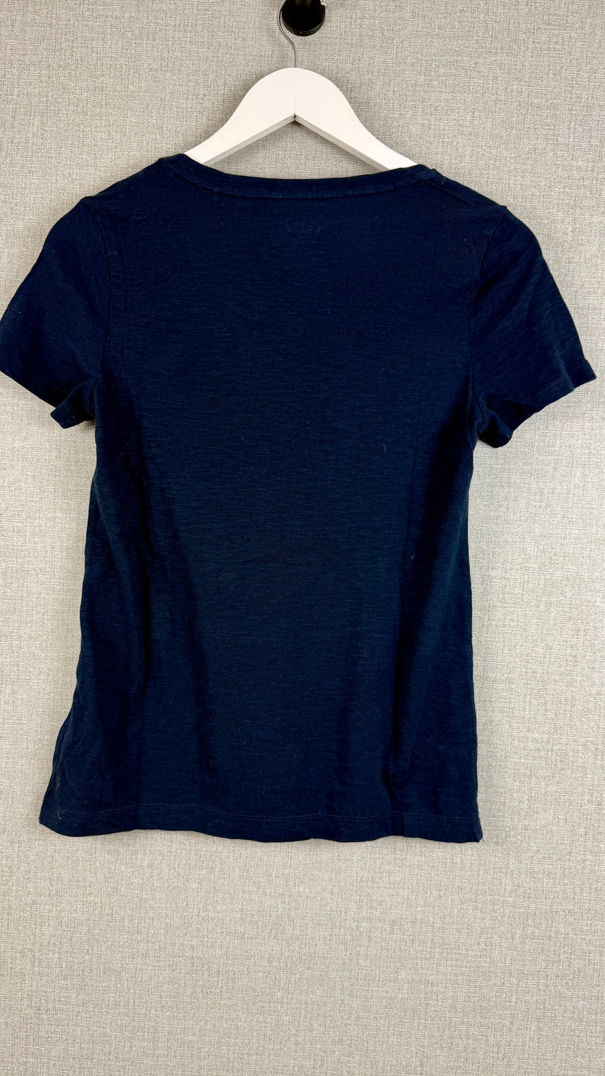 FatFace Kiera Organic Cotton Navy T Shirt UK 6 BNWT - BNWT