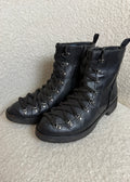 FitFlop Skandi Black Leather Lace Up Ankle Boots UK 6.5 – Pre-Loved