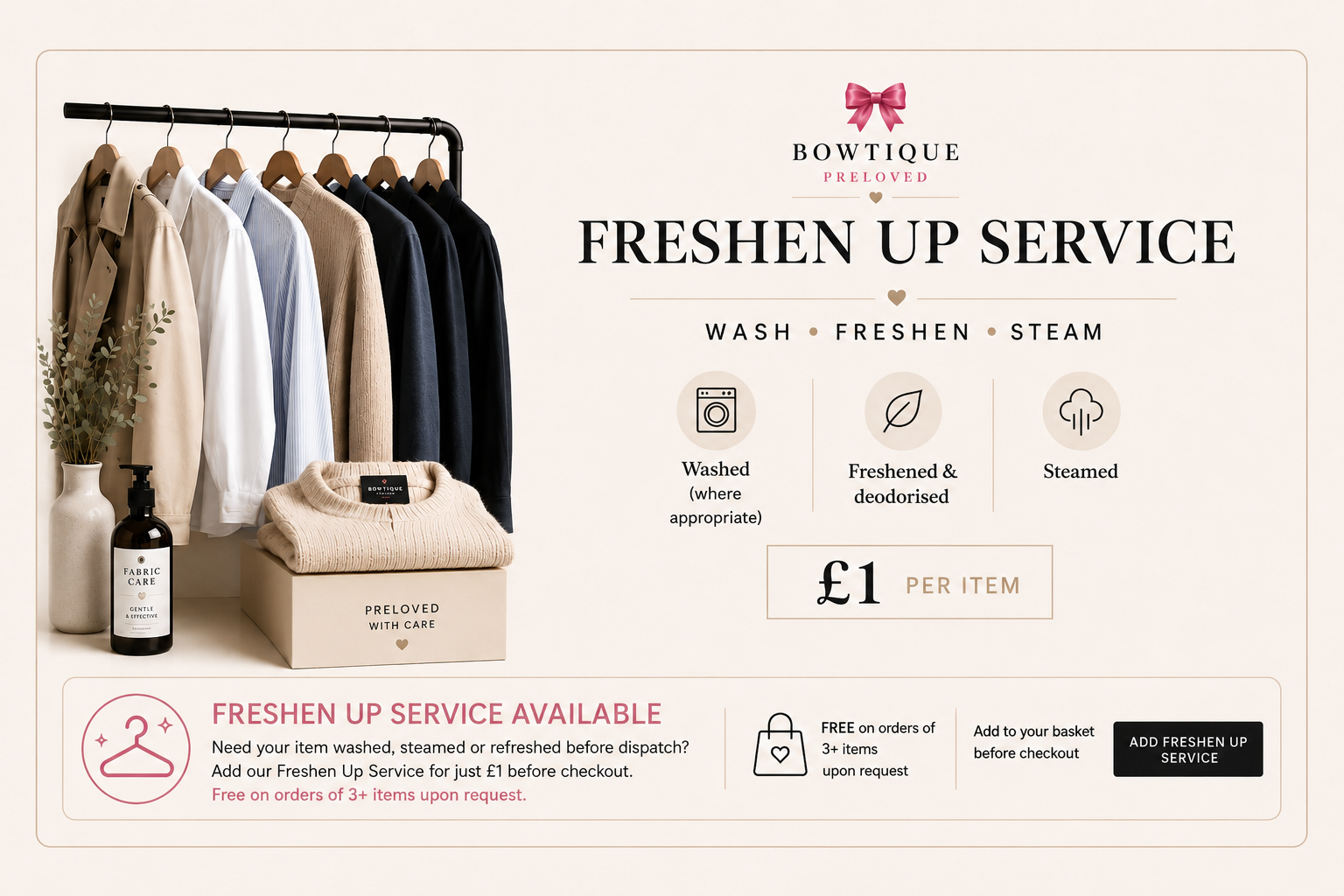 Freshen Up Service