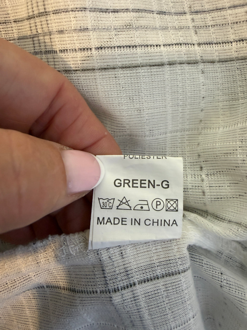 Green-G White Black Check Utility Shirt Mens XXXL
