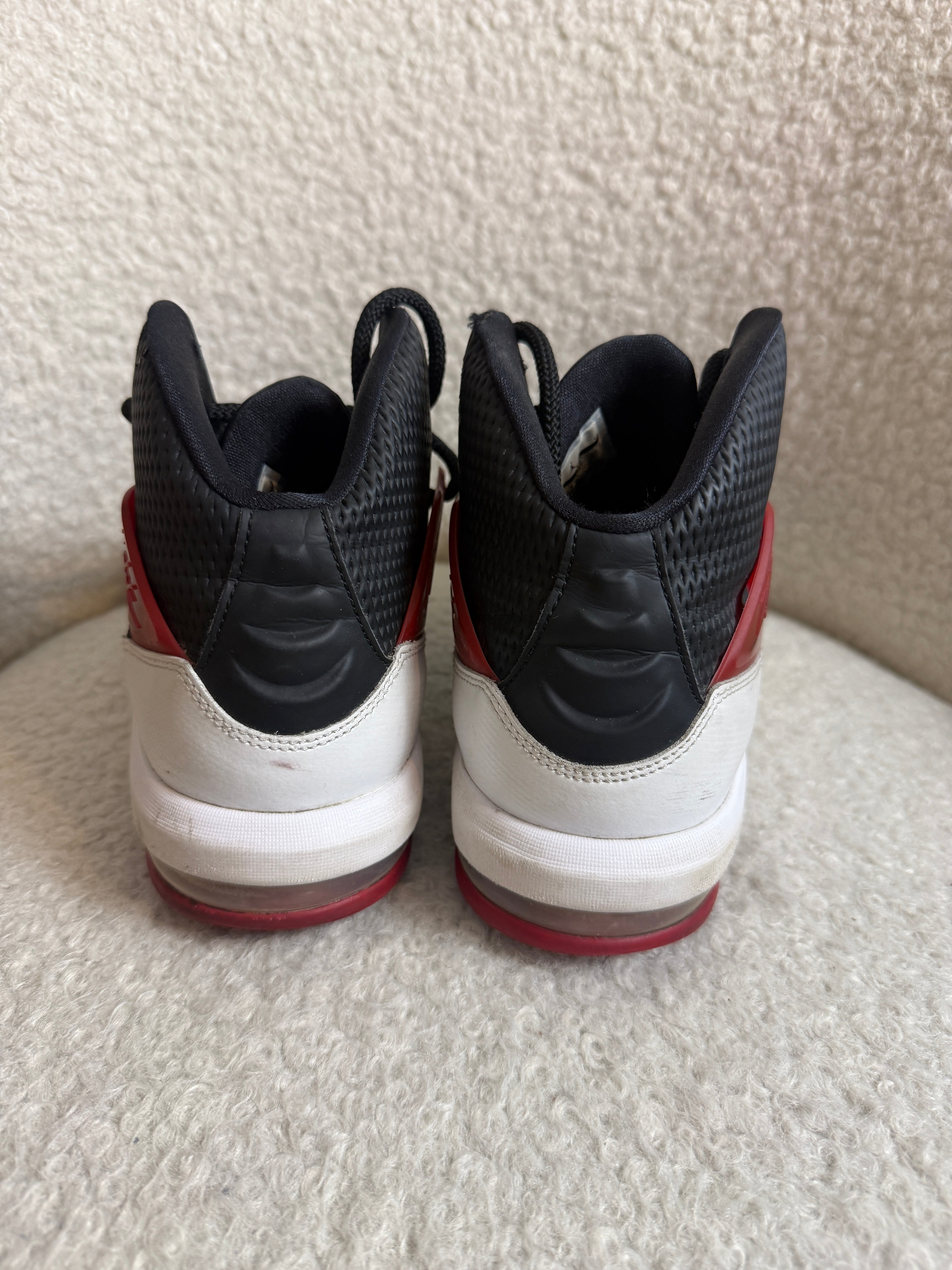Nike Jordan Flight Basketball Trainers UK7.5 EU42 Black Red High Top
