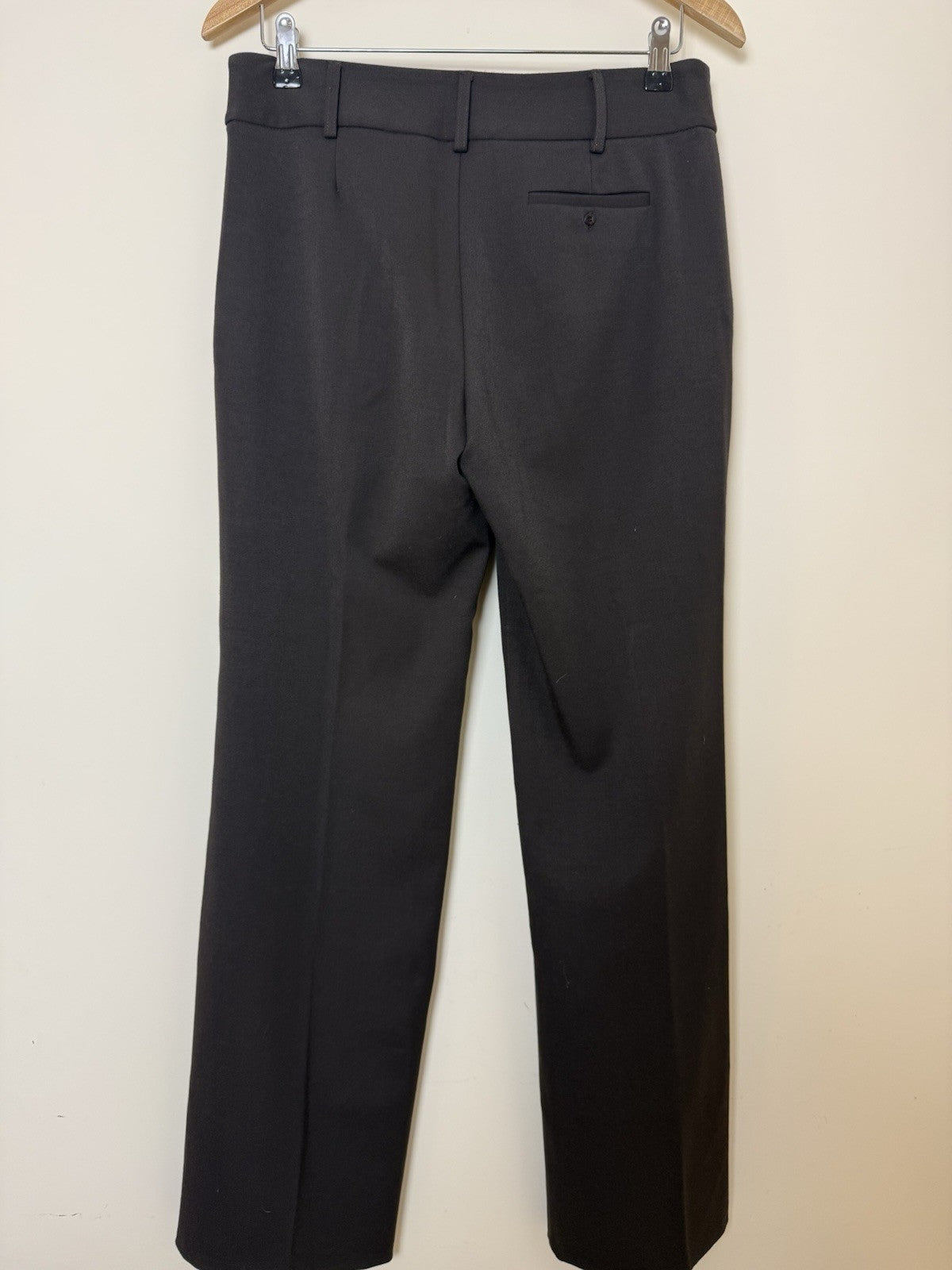 Rivette & Blair Women's Brown Tailored Straight Leg Trousers - UK 10