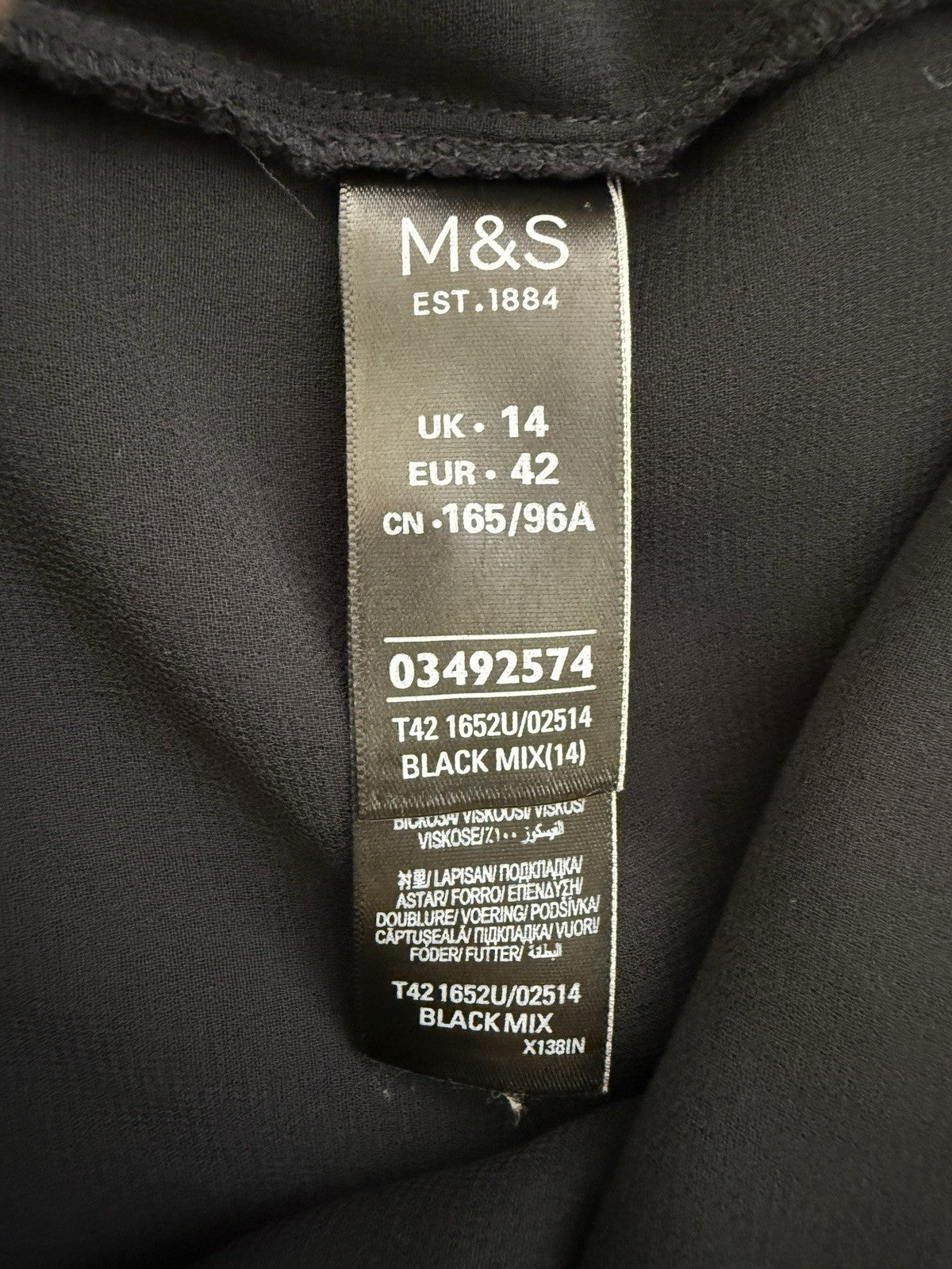Per Una M&S Black Embroidered Floral Midi Dress UK14 Boho