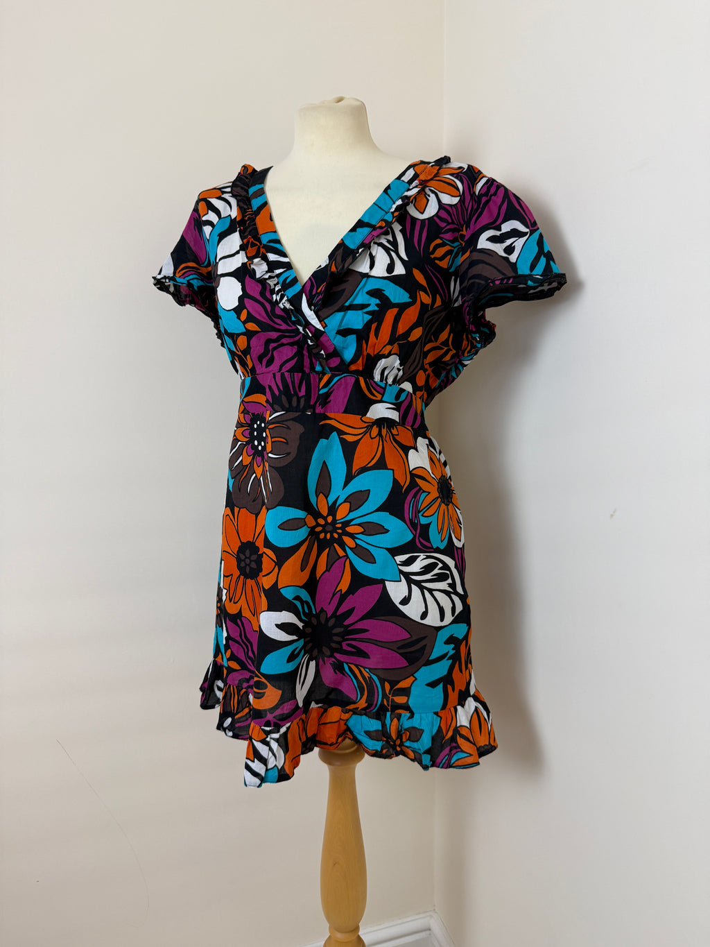 Rocha John Rocha Floral Mini Dress UK16