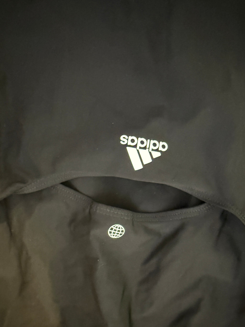 Adidas Black Racer Back Swimsuit UK 14