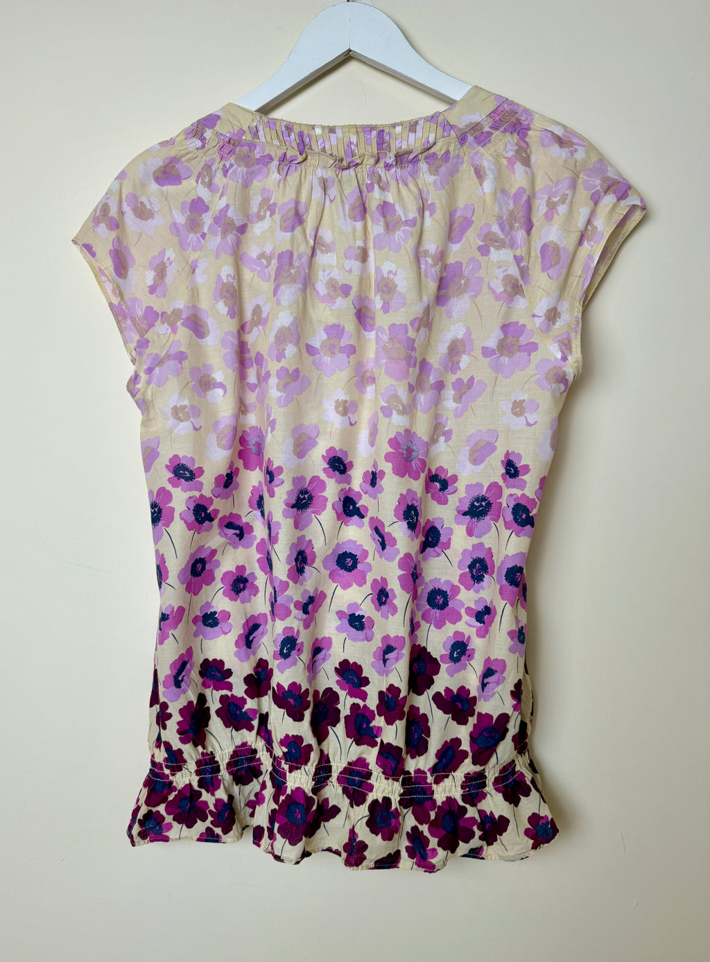 Rocha John Rocha Floral Cotton Blouse UK 16