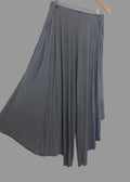 Made In Italy Grey Draped Wide Leg Harem Trousers One Size