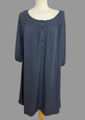Thomas Burberry Slate Grey Tunic Dress - Small