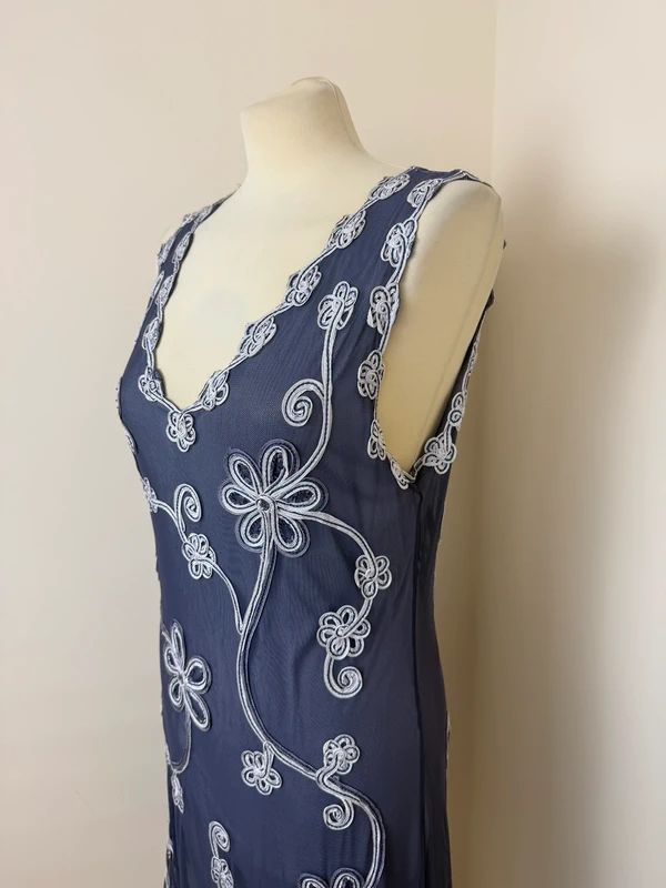 Phase Eight Lavender Floral Dress & Bolero Set Size UK 18
